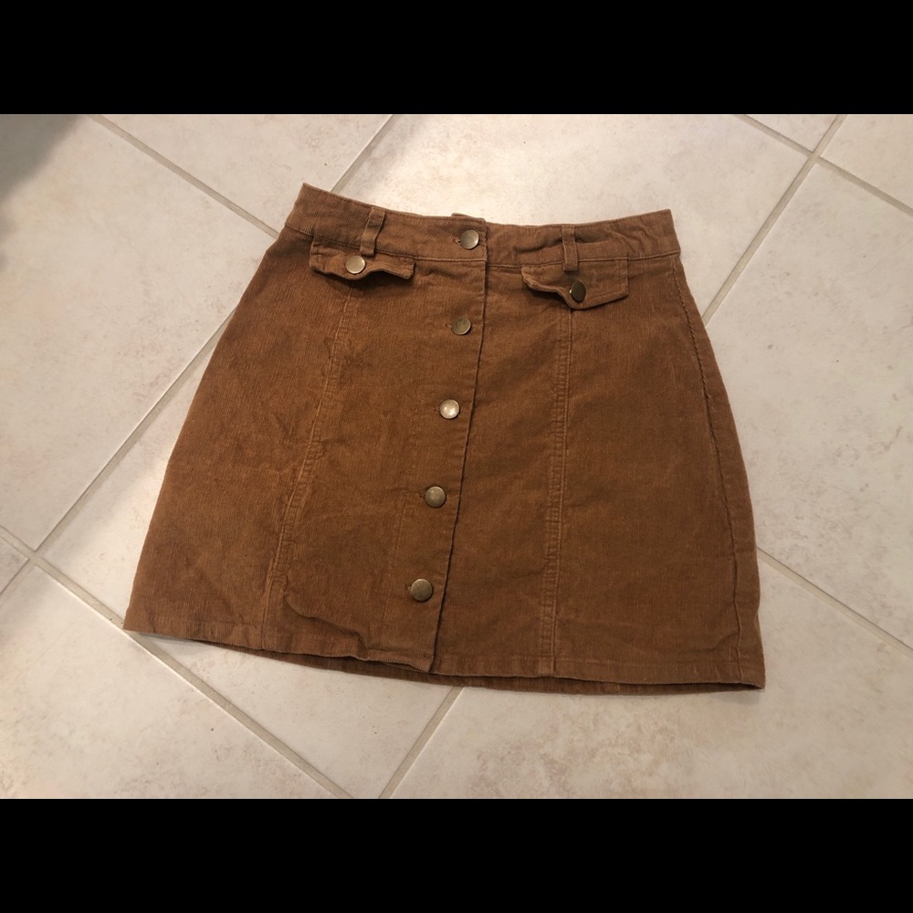 Corduroy skirt